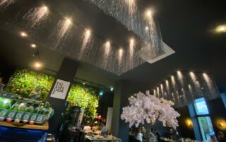 Lampen in Sushi Restaurant Düsseldorf